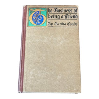 Decorative Art Nouveau Friendship Book For Sale