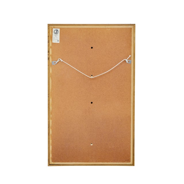 Mid-Century Scandinavin Segmented Wall Mirror by G&T, 1960 For Sale - Image 6 of 8