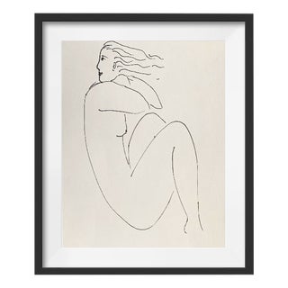 Anna Bertrand, A Woman I, Ink on Paper For Sale