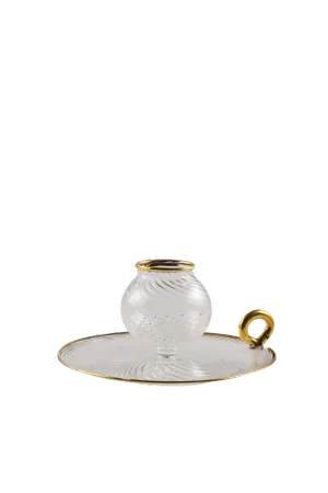 Gold Onion Lie Candlestick from Cortella Ballarin Production