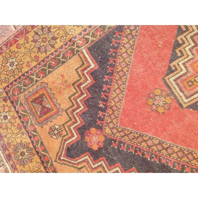 1960s Vintage Turkish Rug - 44"x80" For Sale - Image 4 of 6