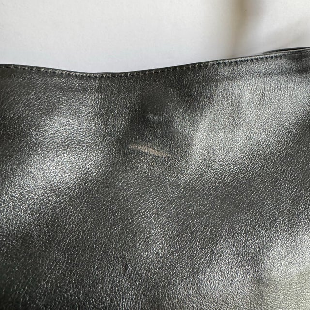 Hollywood Regency Gucci Diana Era Bag Bamboo Top Handle Purse 90s Vintage Designer Black Leather For Sale - Image 3 of 12