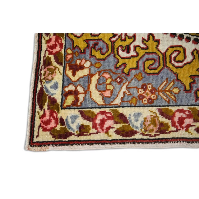 Vintage Turkish Rug 4'8" x 8' For Sale - Image 4 of 7