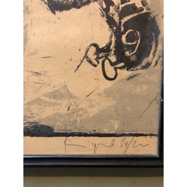 Modern Gershon Knispel, Shtetl Musician (Klezmer Playing the Violin, Sholem Aleichem) For Sale - Image 3 of 3