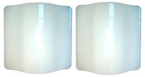 Wall Lamps Wave Model 5363 from Guzzini, 1975, Set of 2