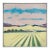 Modern American Landscape in Mixed Media on Canvas Framed by P. L. Bradbury For Sale