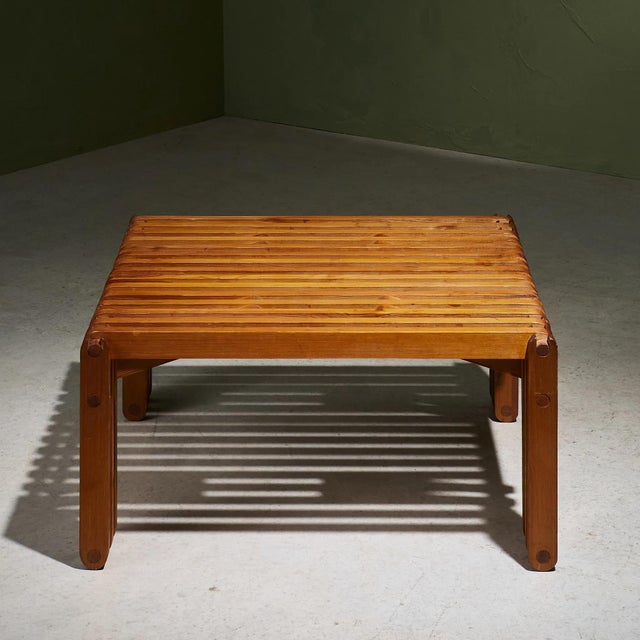 Mid-Century Modern Coffee Table by Jean Michel Chaudeurge for Bruynzell, France, 1975 For Sale - Image 3 of 7