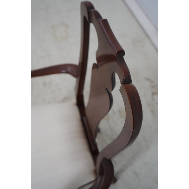 Set of 6 Kindel Queen Anne Mahogany Dining Room Chairs For Sale - Image 12 of 18