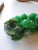 Vintage Peking Grass Green Polished Stone Fruit Grapes For Sale In Fayetteville, AR - Image 6 of 9