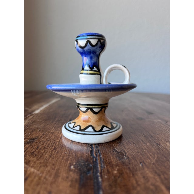 Armenian Hand painted Candle stick holder 1” diameter at the top, 3” diameter at the widest, 2” diameter at the bottom and...