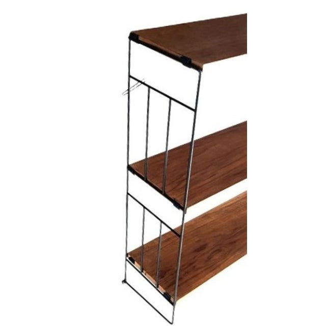 1960s 3-Shelf Wall Bookcase attributed to Kajsa & Nils Nisse Strinning, 1960s For Sale - Image 5 of 6