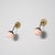 Mid-Century Modern Italian Adjustable Brass and Opaline Glass Wall Sconces, 1950s, Set of 2 For Sale - Image 3 of 10