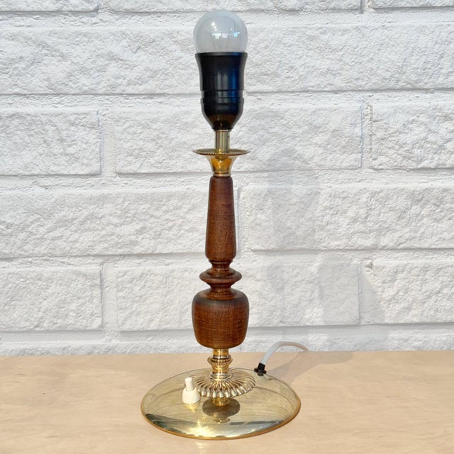 1940s Vintage Scandinavian 32060 Table Lamp by Bertil Brisborg for Nordiska Kompaniet, 1940s For Sale - Image 5 of 14