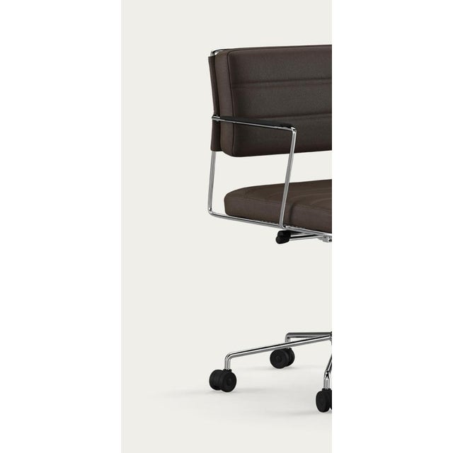 Textile Time Chair Frame in Chrome Upholstery by Henrik Tengler For Sale - Image 7 of 13