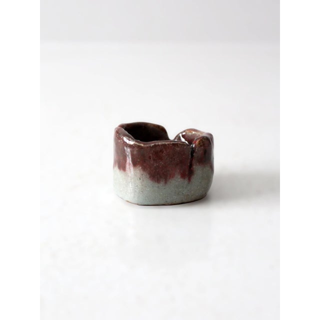 Vintage Studio Pottery Mini Bowl For Sale - Image 6 of 8