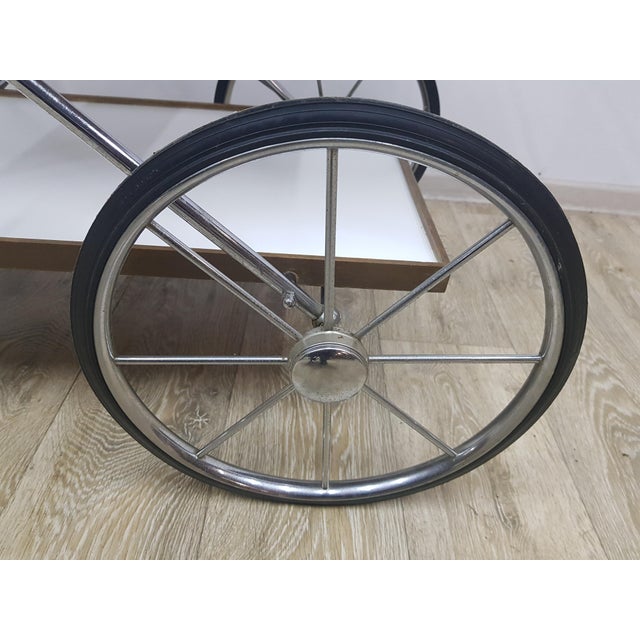 Wood Vintage Bar Cart from Ilse Möbel, 1960s For Sale - Image 7 of 13