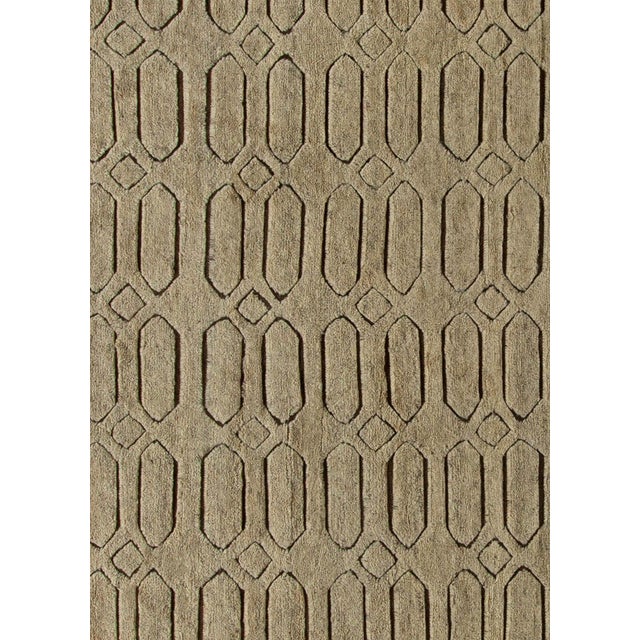 Modern Oversized Modern Geometric Wool Rug by Doris Leslie Blau For Sale - Image 3 of 6