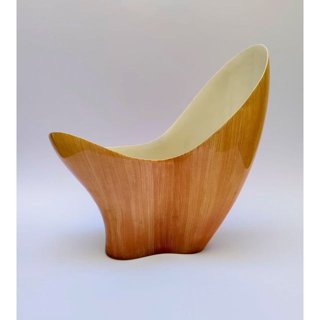 Large ceramic vase, centerpiece Vibi Torino, imitator of Lenci Vintage 1960s Very light ceramic, both in weight and...