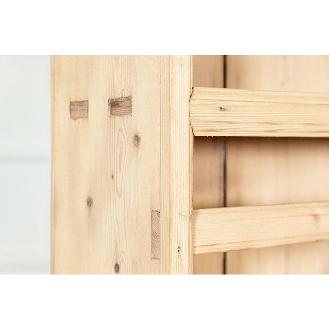 19th Century Irish Pine Sled Foot Cupboard For Sale - Image 11 of 14