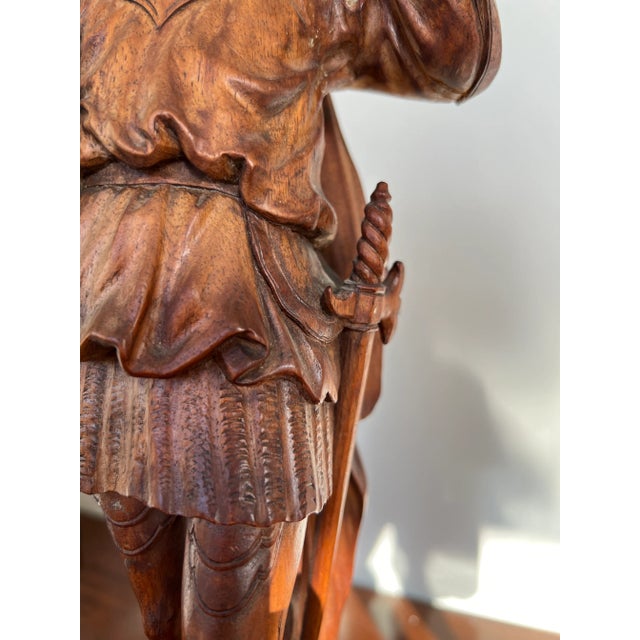 Mid 19th Century Pair, 19th Century Italian Renaissance Figural Spanish Soldiers or Landsknecht For Sale - Image 5 of 11