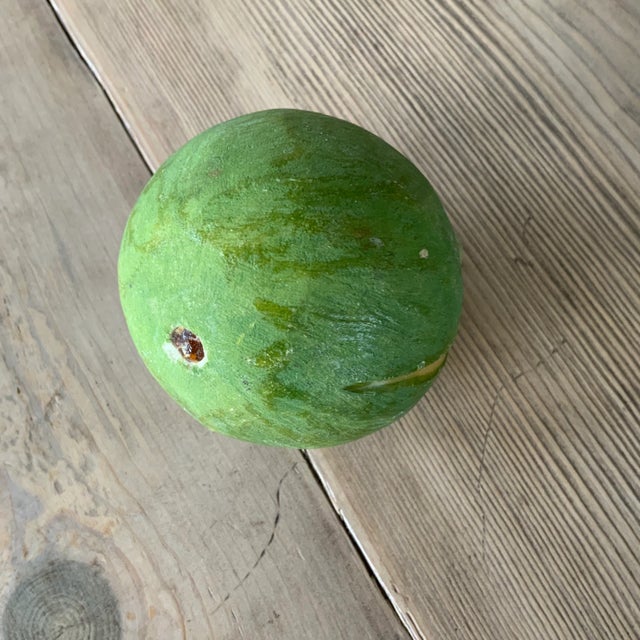 Mid 20th Century Italian Alabaster Green Plums - a Pair For Sale - Image 4 of 9