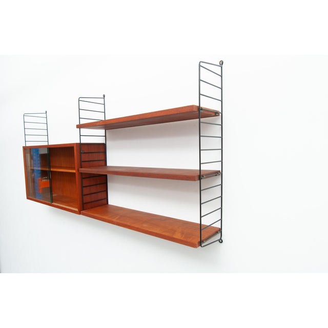 String Wall Shelf by Kajsa & Nisse Strinning, 1950s For Sale - Image 6 of 11