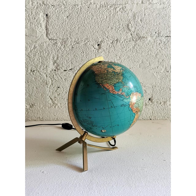 Vintage Illuminated Globe from Jro / Jro-Verlag, 1960s For Sale - Image 4 of 11