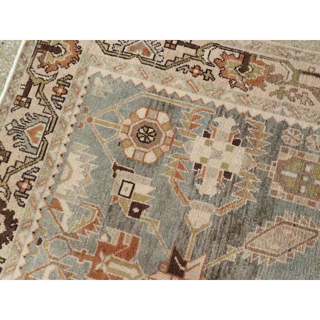 Galerie Shabab Collection Mid-20th Century Persian Malayer Accent Rug For Sale In New York - Image 6 of 8
