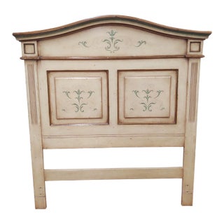 South Cone Painted French Country Headboard-Full Size For Sale