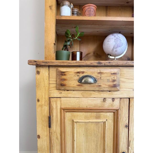 Large Farmhouse Pine Sideboard, 1920s For Sale - Image 11 of 16