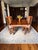 Brown Fully Restored 1930s Draw Leaf Table. Quarter Sawn Solid Oak With Original Matching Chairs - Set of 4 Chairs For Sale - Image 8 of 11