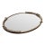 Vintage 98’ Stylebuilt Mirrored Vanity Tray, Ormolu Twisted Rope and Bow Design, Organizer For Sale