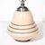 Marcel Guillard Art Deco Machine Age Craquelure Cream Ceramic Table Lamp Signed Marcel Guillard For Sale - Image 4 of 17