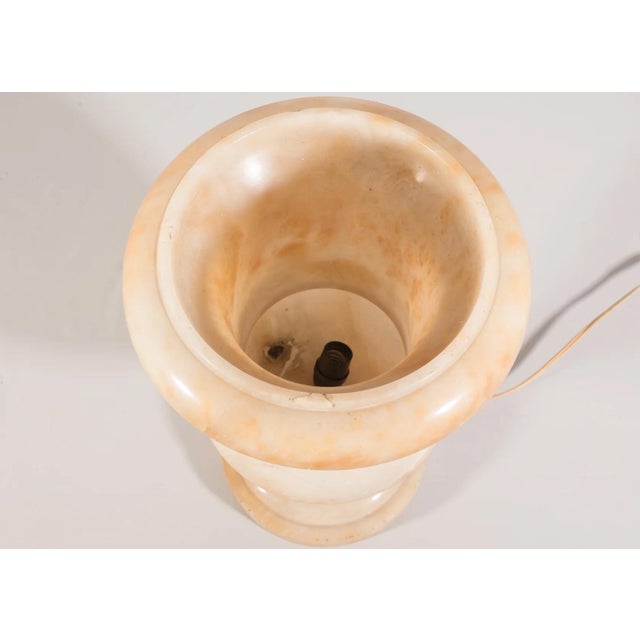 Vintage Alabaster Table Lamp For Sale - Image 3 of 6