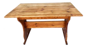 Rustic Farmhouse Pine Table, 1970s
