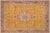 Shabby Chic Vintage 1990's Orange/Blue Wool Rug - 9'11'' X 12'6'' For Sale - Image 9 of 10