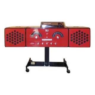 Radiophonograph Cubo Rr 126 Fo by F.lli Castiglioni for Brionvega - Italy 70, 1971 For Sale