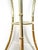 Vintage 30" Faux Bamboo Brass-Tone Metal & Glass Plant Stand – Hollywood Regency / Chinoiserie For Sale In Houston - Image 6 of 10