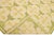Beautiful Vintage Portuguese Arraiolos needlepoint wool rug with a green field. This piece has fine details in a beige and...