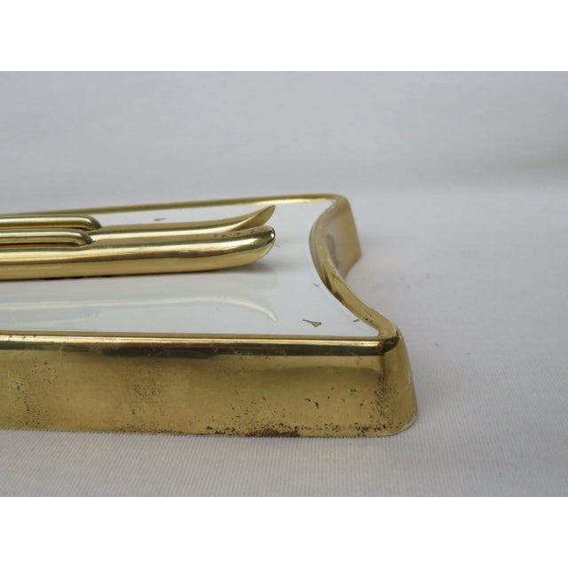 Metal Italian Brass Wall Lights, 1950s, Set of 2 For Sale - Image 7 of 14