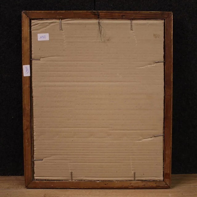 Paper Vass E., Portrait of a Soldier, 1915, Oil on Cardboard For Sale - Image 7 of 16