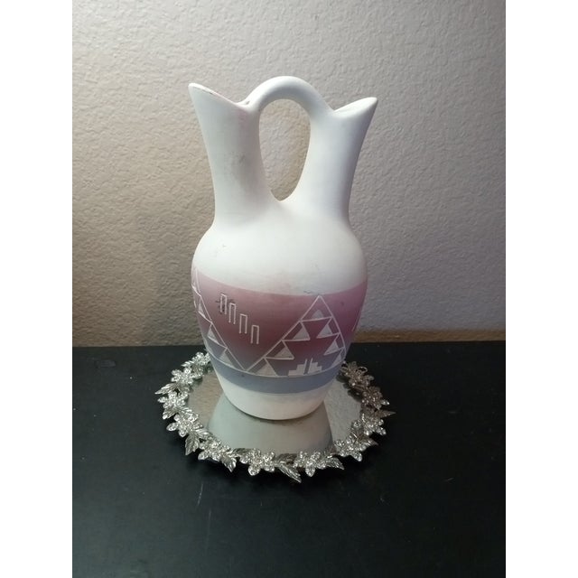 GORGEOUS Navajo Native American Sioux Art Pottery 10" Wedding Vase This product is a stunning 10" Navajo Native American...