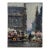 Antique Signed Oil Painting on Board 'Brussels Flower Market on the Grand Place' For Sale