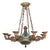 Vintage French Empire Style Gilt Bronze & Tole Flush-Mount For Sale