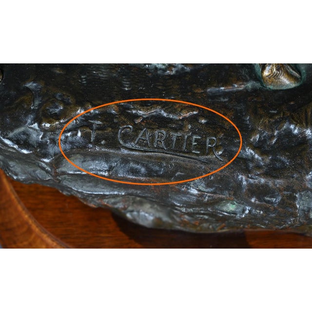 Thomas Cartier, The Stag Fight, Early 20th Century, Bronze For Sale - Image 10 of 18