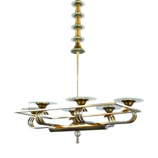 Art Deco Chandelier, 1930s For Sale