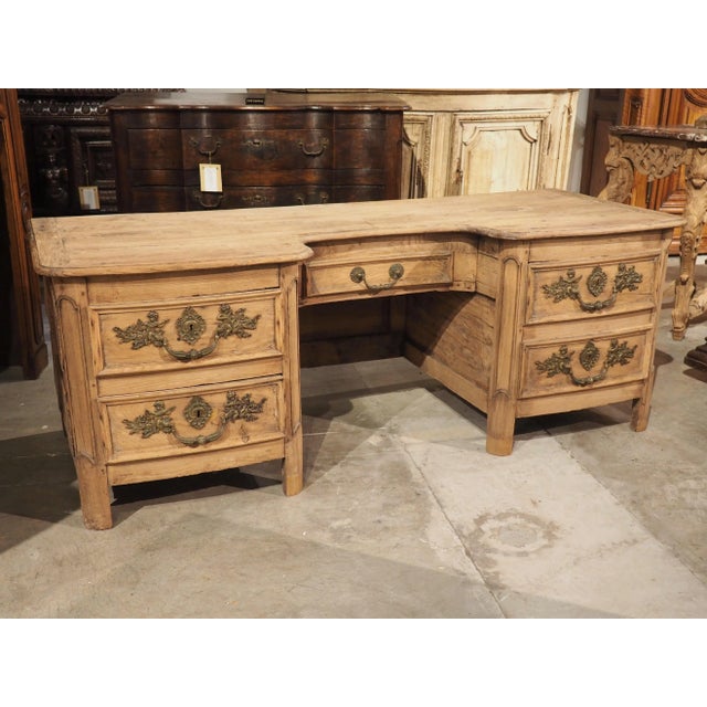 French Chestnut and Oak Desk From Le Grand Monarque à Chartres, Circa 1720 For Sale - Image 13 of 13