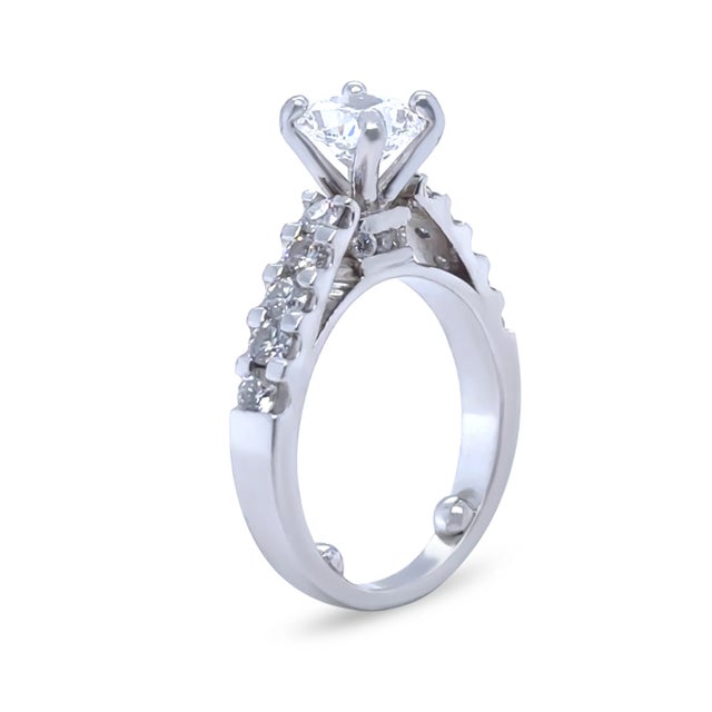 GIA Platinum Cushion Cut Diamond Ring 2.00ct 8.95g For Sale - Image 9 of 10