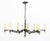Early 21st Century Thomas O'Brien Baroque Style Iron Chandelier For Sale - Image 5 of 9