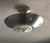 Contemporary 1940s Aluminum Starburst Ceiling Light For Sale - Image 3 of 3